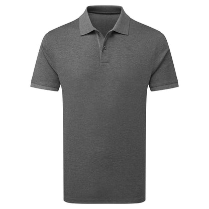 Charcoal - Front - Asquith & Fox Mens Premium Mercerised Cotton Polo Shirt