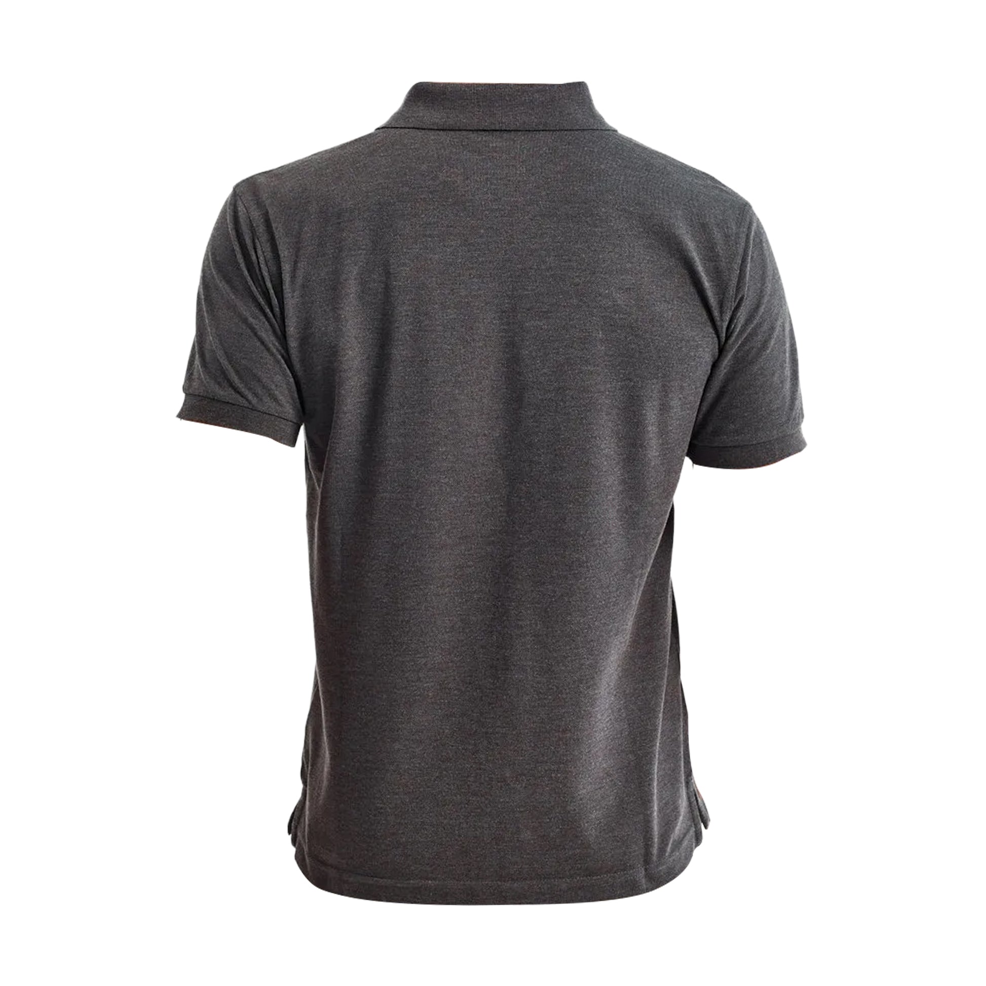 Charcoal - Back - Asquith & Fox Mens Premium Mercerised Cotton Polo Shirt