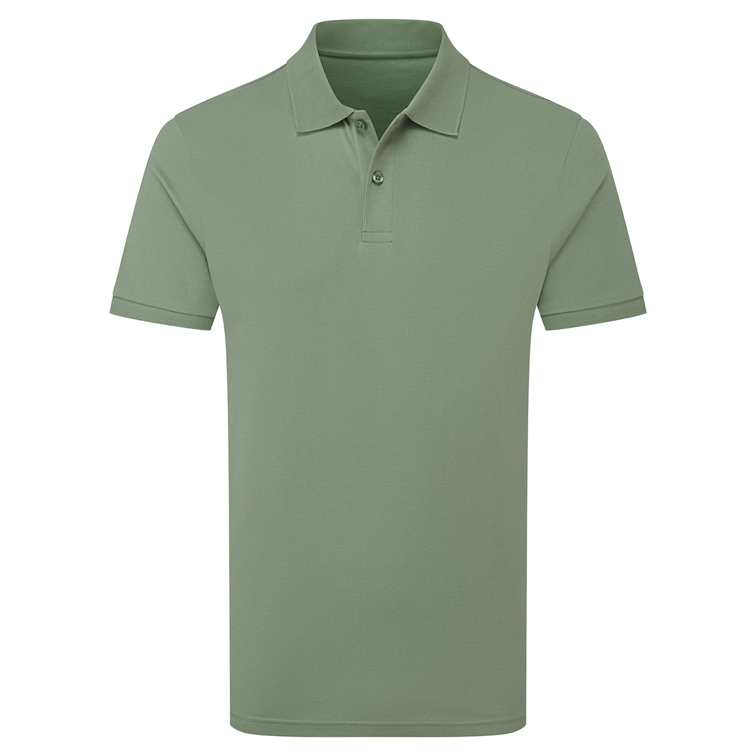 Fern - Front - Asquith & Fox Mens Premium Mercerised Cotton Polo Shirt