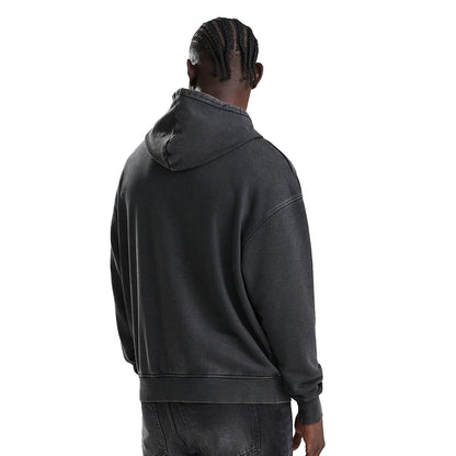 Black - Lifestyle - Awdis Mens Just Hoods Vintage Wash Hoodie