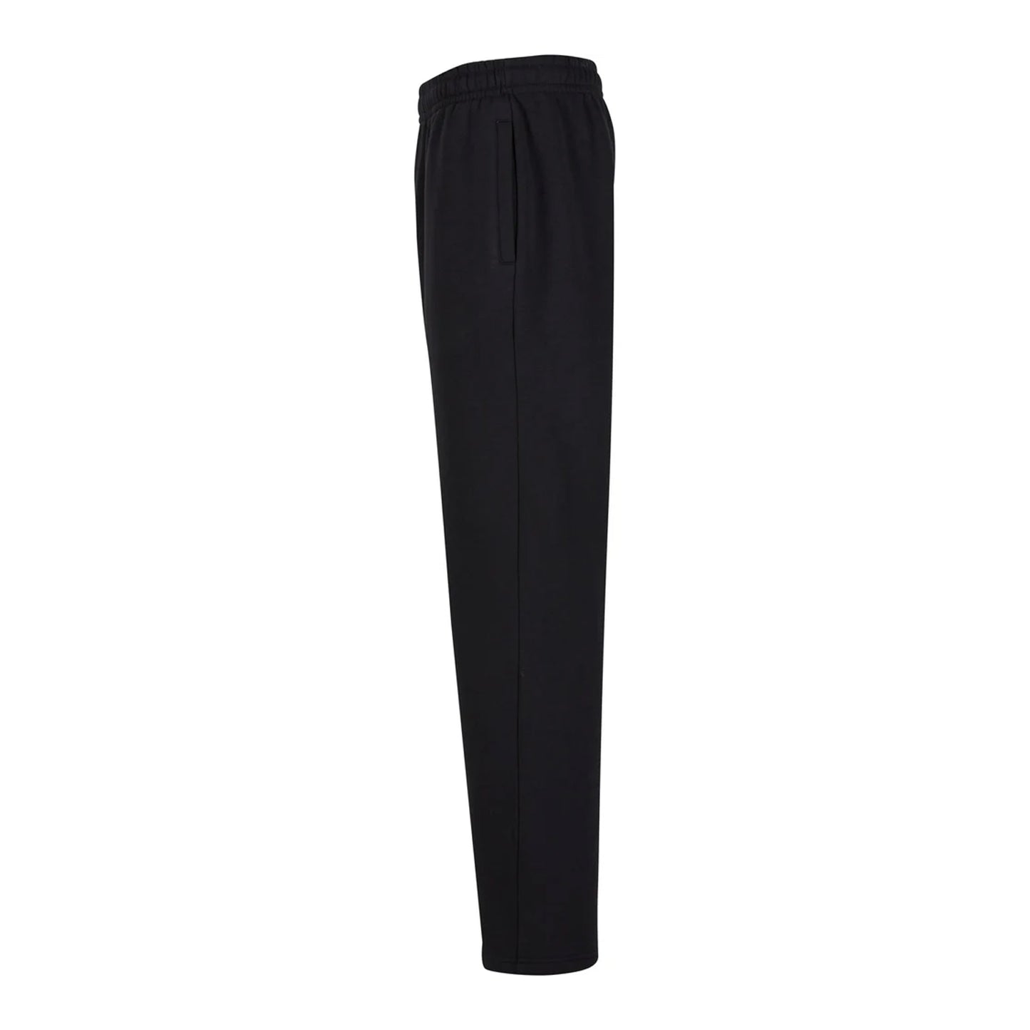 Black - Side - New Morning Studios Mens Basic Tracksuit Bottoms