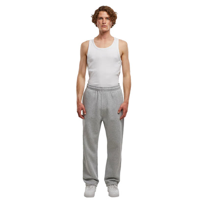 Heather Grey - Lifestyle - New Morning Studios Mens Basic Tracksuit Bottoms