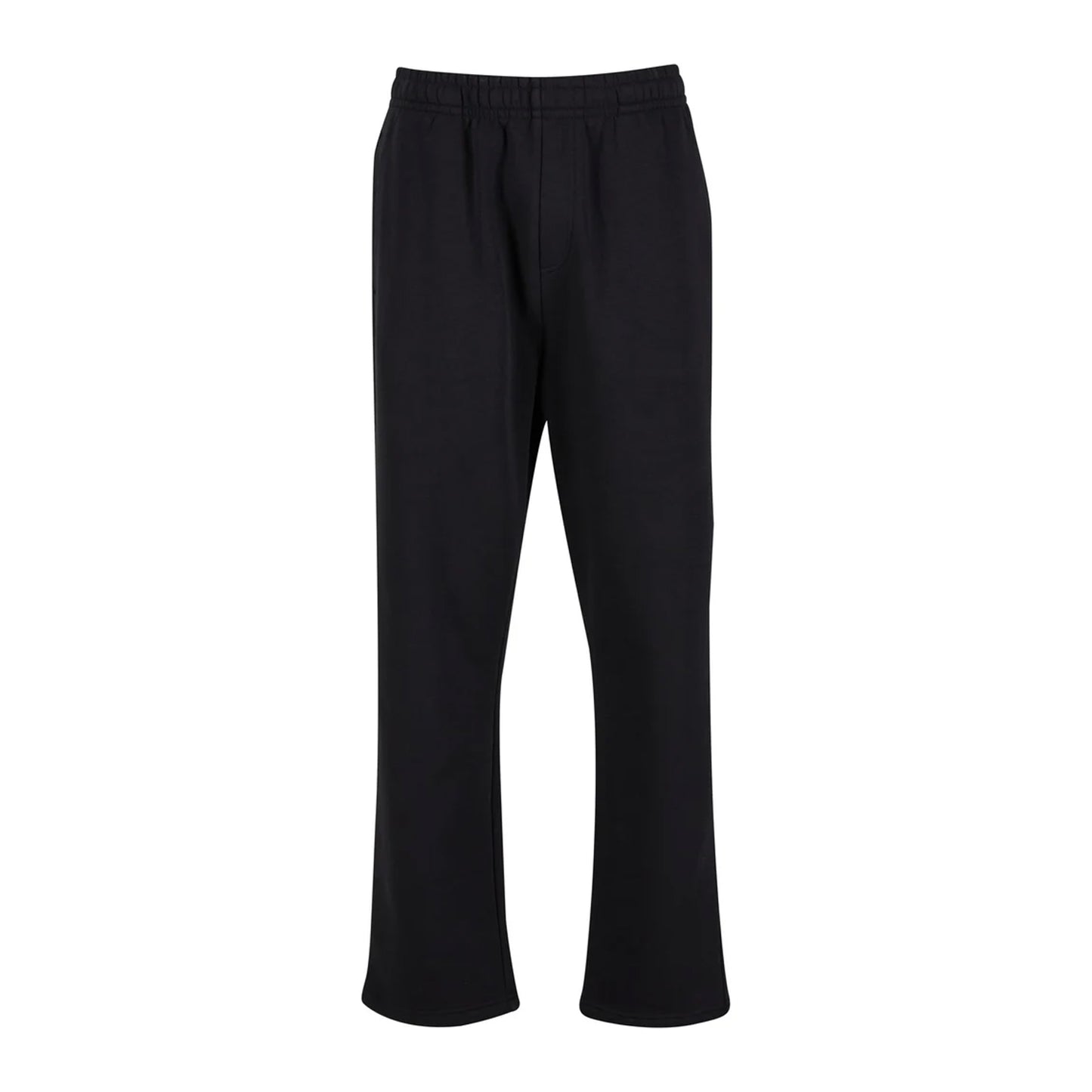 Black - Front - New Morning Studios Mens Basic Tracksuit Bottoms