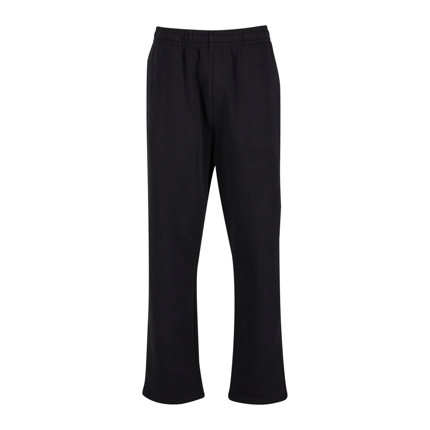 Black - Front - New Morning Studios Mens Basic Tracksuit Bottoms