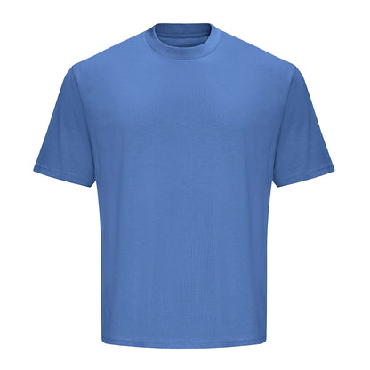 Atlantic Blue - Front - Awdis Mens Cotton T-Shirt