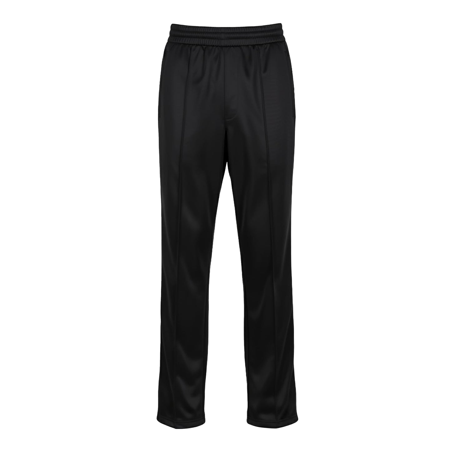 Black - Front - Build Your Brand Mens Tricot Tracksuit Bottoms