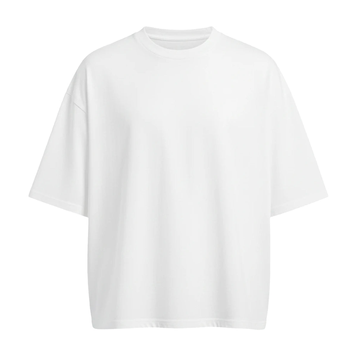 Arctic White - Front - Awdis Mens Boxy Cropped T-Shirt