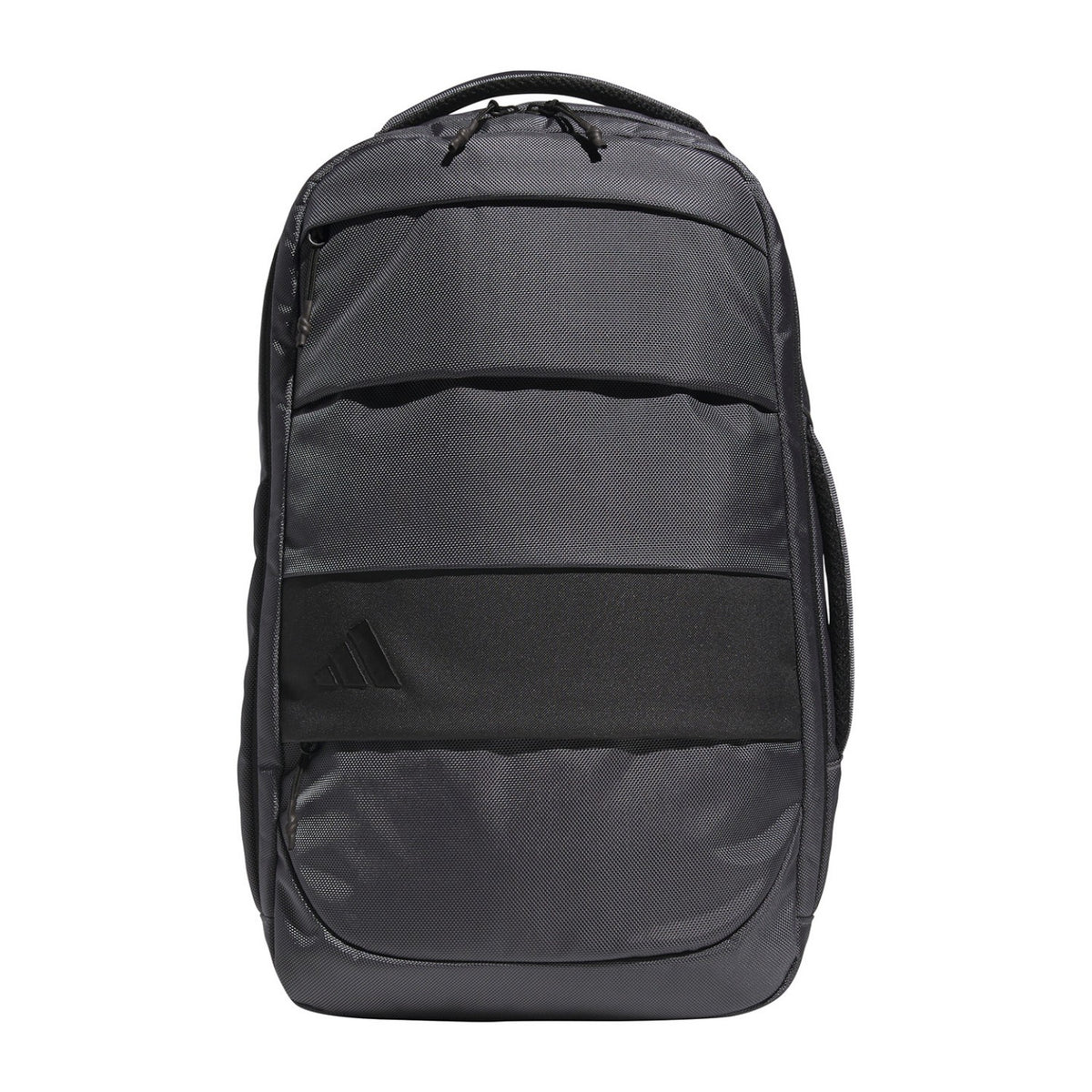 Black - Front - Adidas Hybrid Golf Backpack