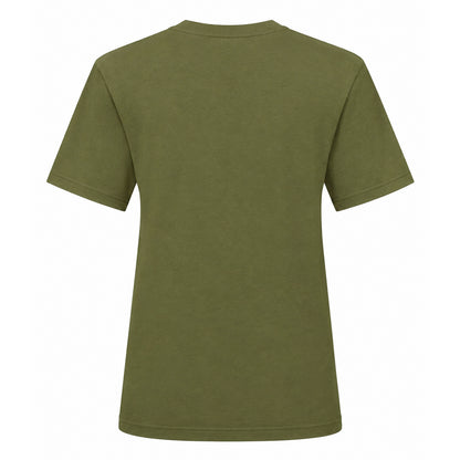 Olive - Back - TriDri Womens-Ladies Organic Cotton Oversized T-Shirt
