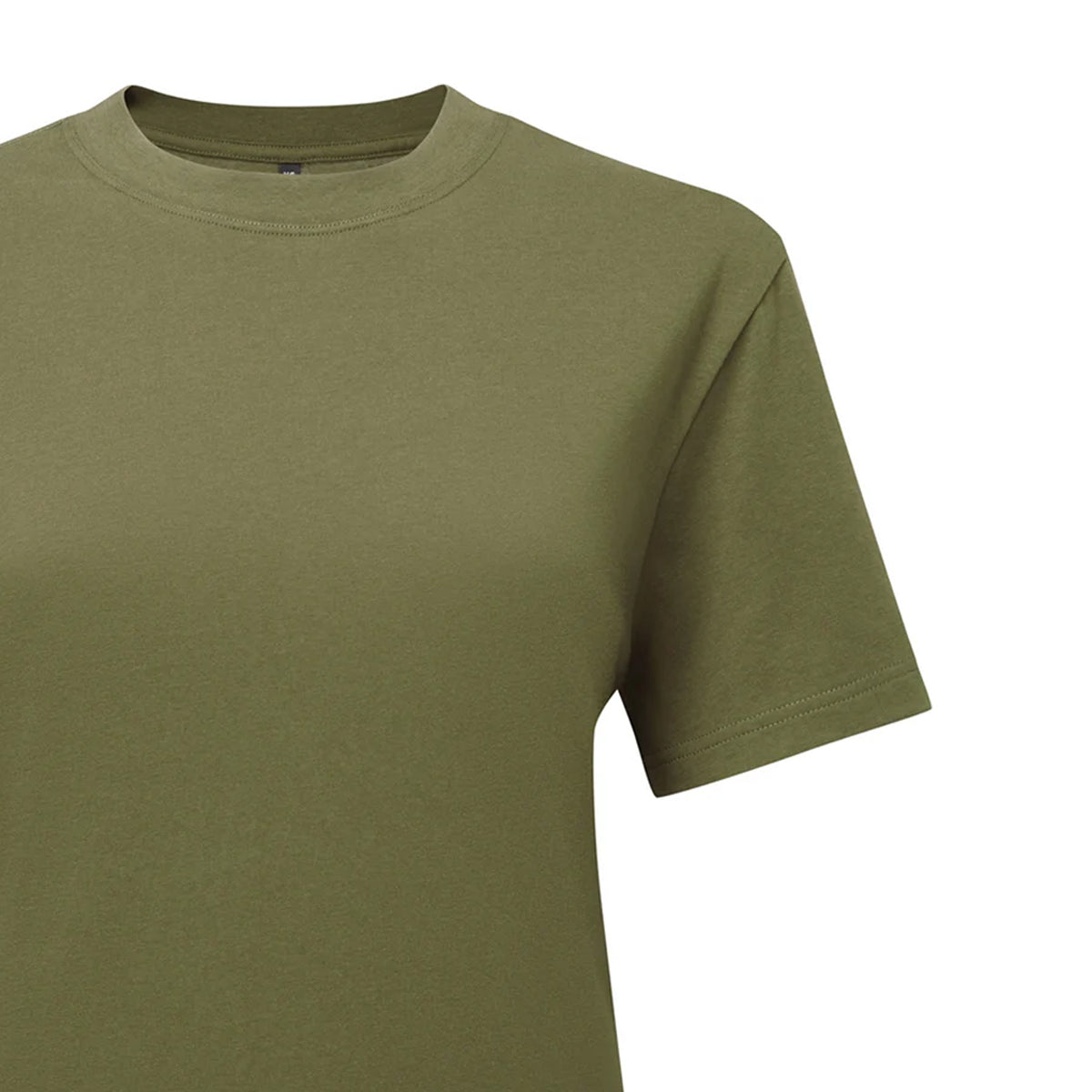 Olive - Side - TriDri Womens-Ladies Organic Cotton Oversized T-Shirt