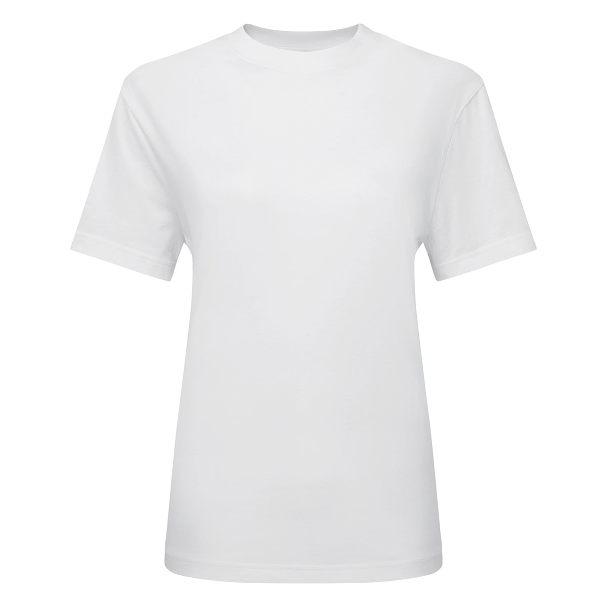 White - Front - TriDri Womens-Ladies Organic Cotton Oversized T-Shirt