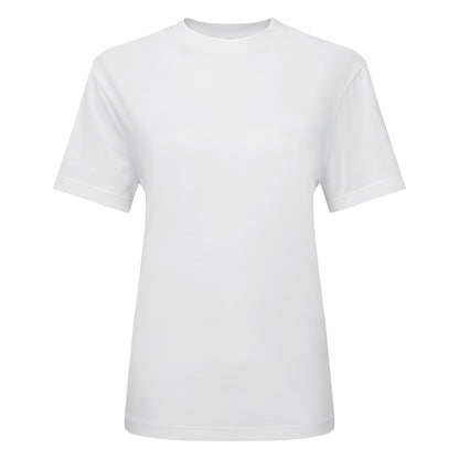 White - Front - TriDri Womens-Ladies Organic Cotton Oversized T-Shirt