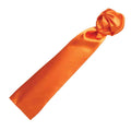 Orange - Back - Premier Scarf - Ladies-Womens Plain Business Scarf