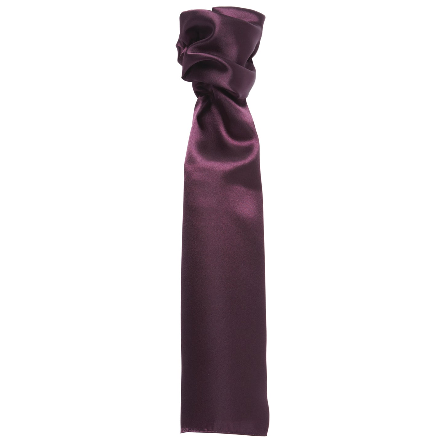 Purple - Front - Premier Scarf - Ladies-Womens Plain Business Scarf