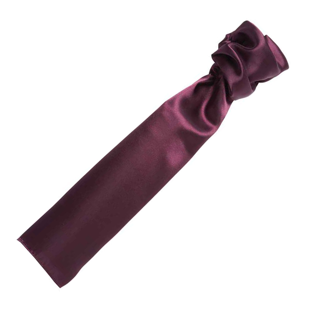 Purple - Back - Premier Scarf - Ladies-Womens Plain Business Scarf
