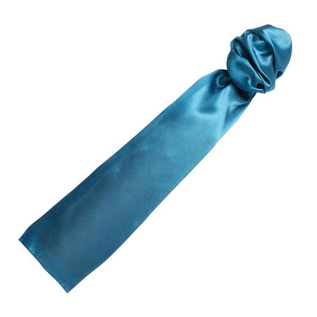 Turquoise - Back - Premier Scarf - Ladies-Womens Plain Business Scarf