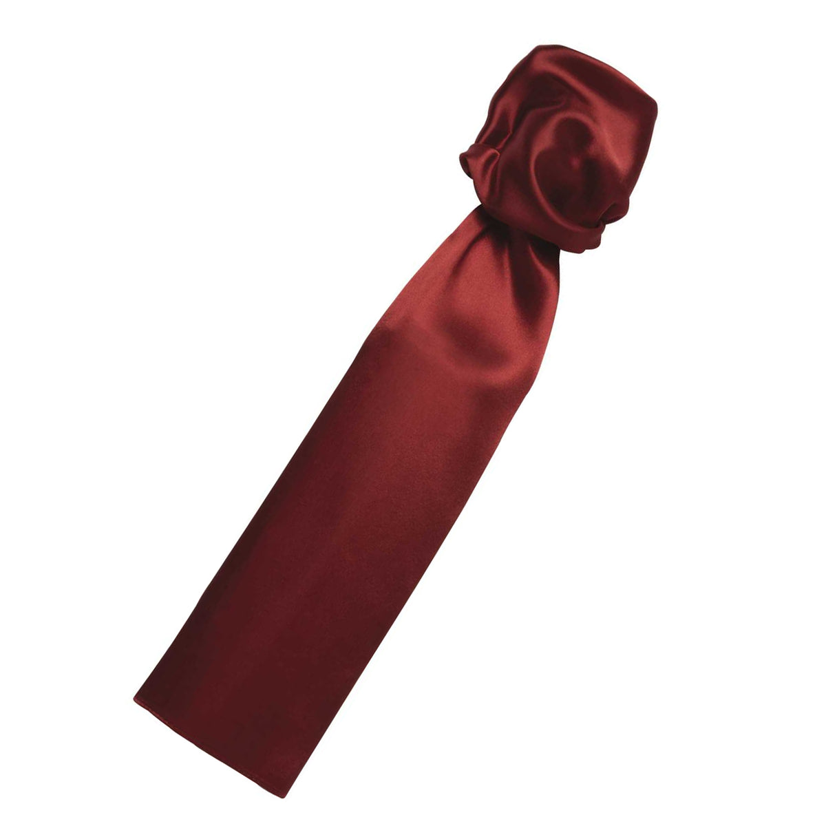 Burgundy - Back - Premier Scarf - Ladies-Womens Plain Business Scarf