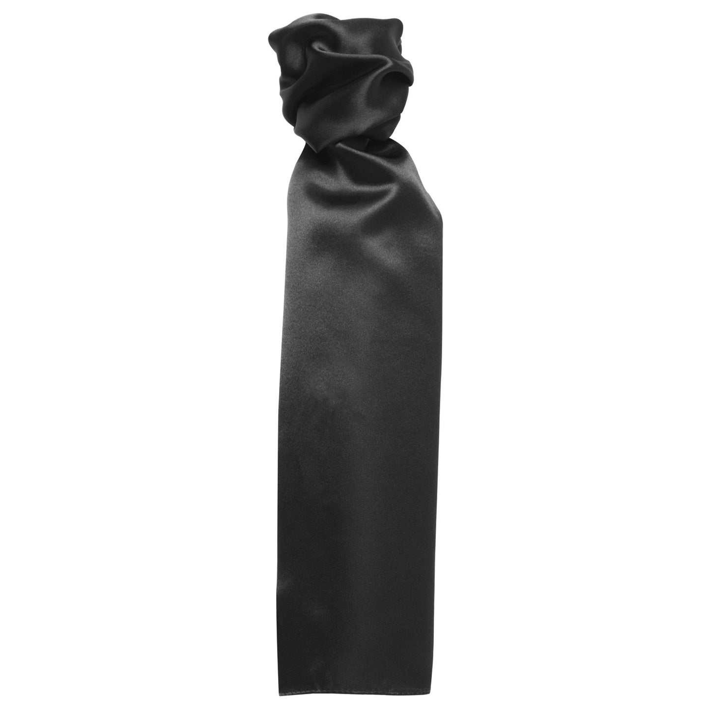 Black - Front - Premier Scarf - Ladies-Womens Plain Business Scarf