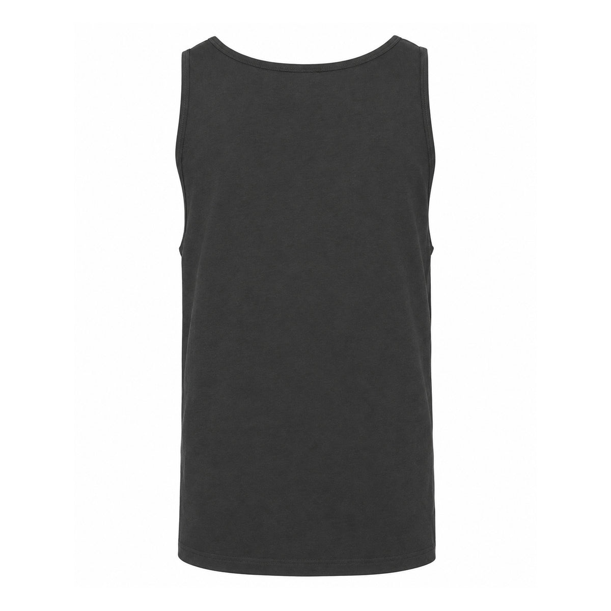 Black - Back - Build Your Brand Mens Cotton Tank Top