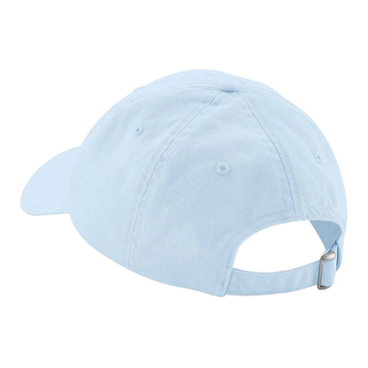 Pastel Blue - Back - Beechfield 6 Panel Cotton Low Profile Dad Hat
