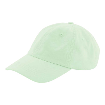 Pastel Mint - Side - Beechfield 6 Panel Cotton Low Profile Dad Hat