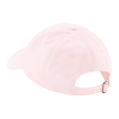 Pastel Pink - Back - Beechfield 6 Panel Cotton Low Profile Dad Hat