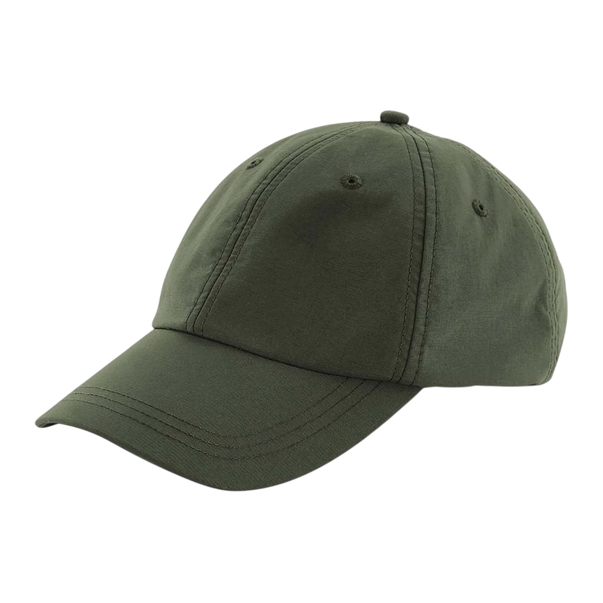 Olive Green - Side - Beechfield Unisex Adult Outdoor 6 Panel Cap