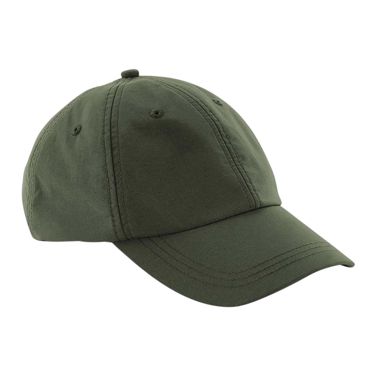 Olive Green - Front - Beechfield Unisex Adult Outdoor 6 Panel Cap