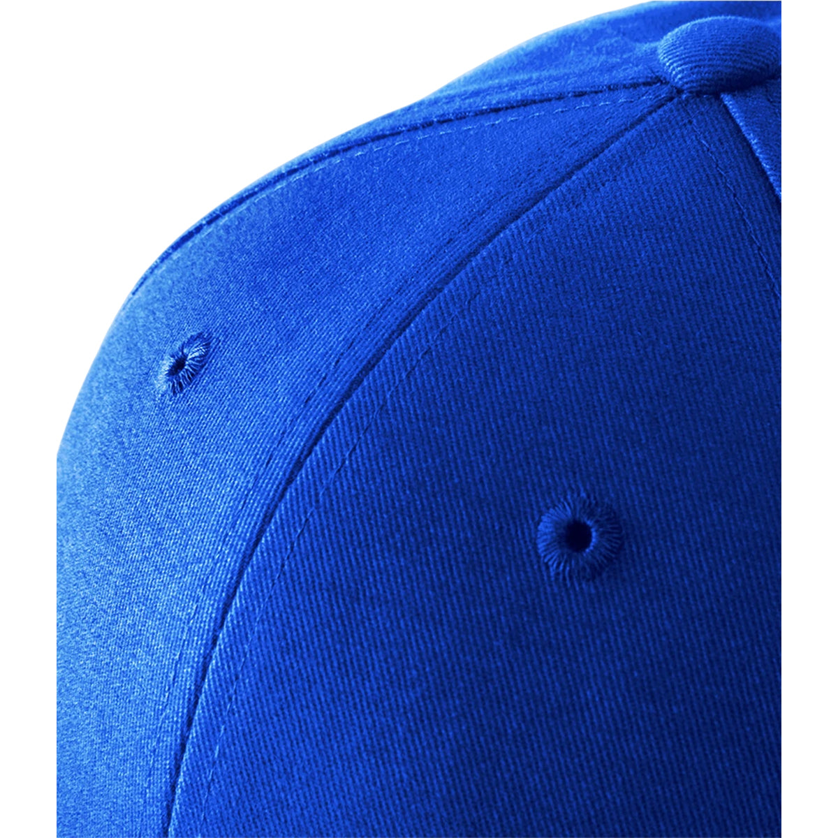 Bright Royal Blue-White - Side - Beechfield Athleisure 6 Panel Cap