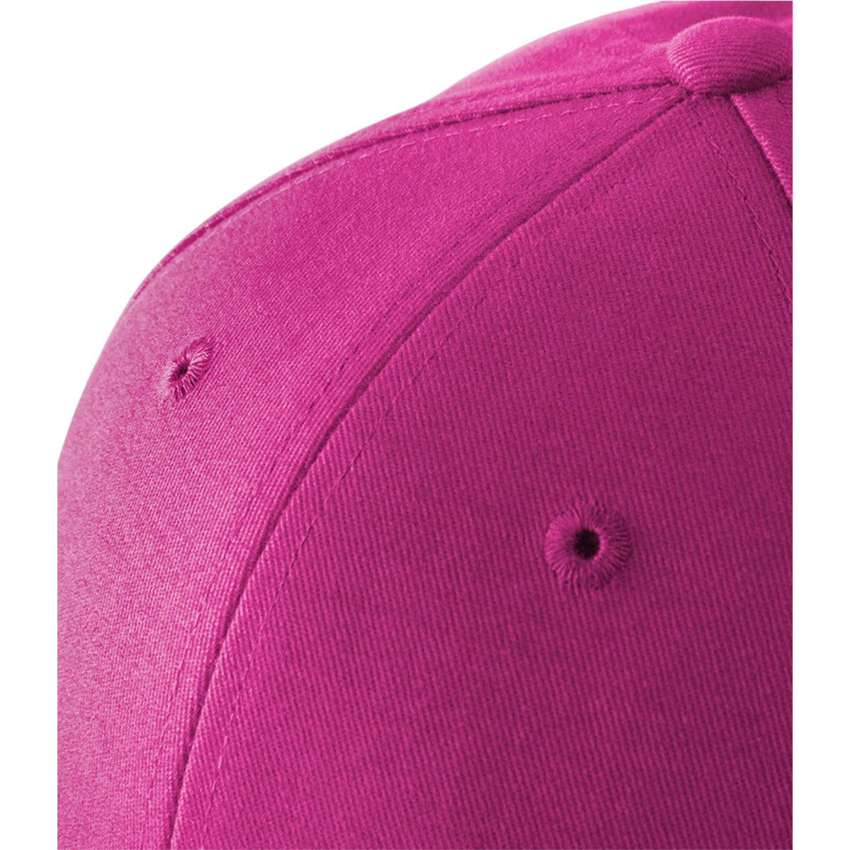 Fuchsia-White - Side - Beechfield Athleisure 6 Panel Cap