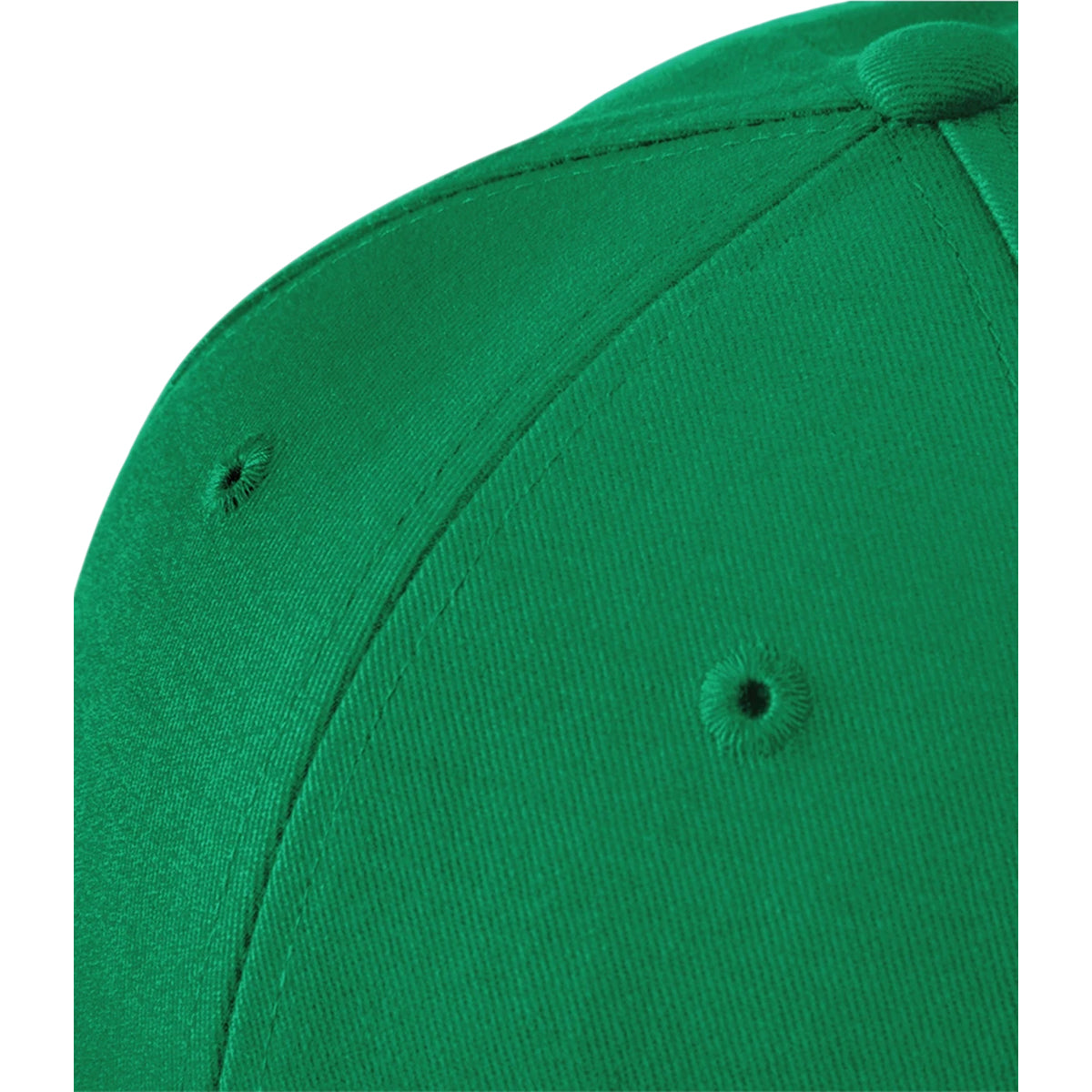 Kelly Green-White - Side - Beechfield Athleisure 6 Panel Cap