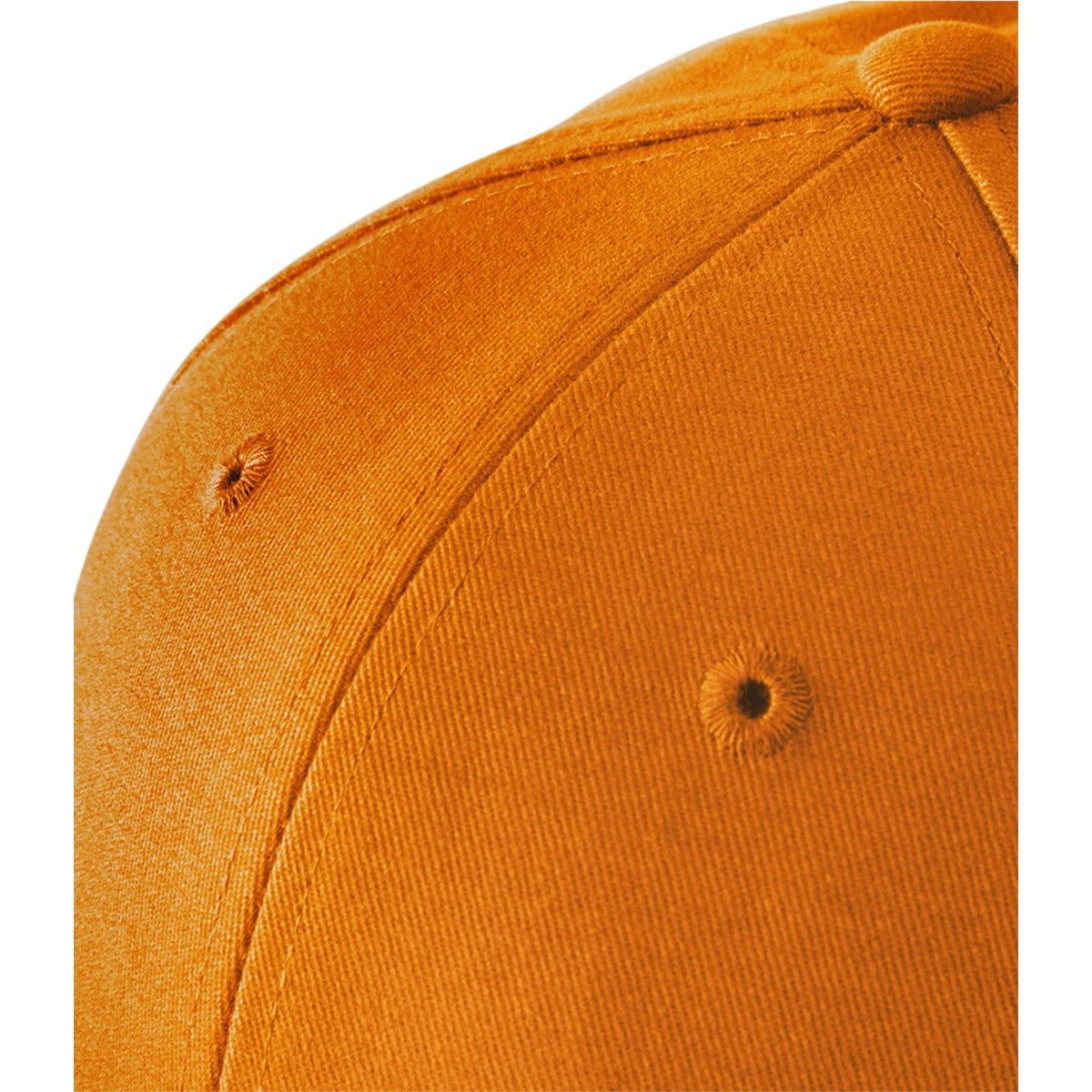 Orange-White - Side - Beechfield Athleisure 6 Panel Cap