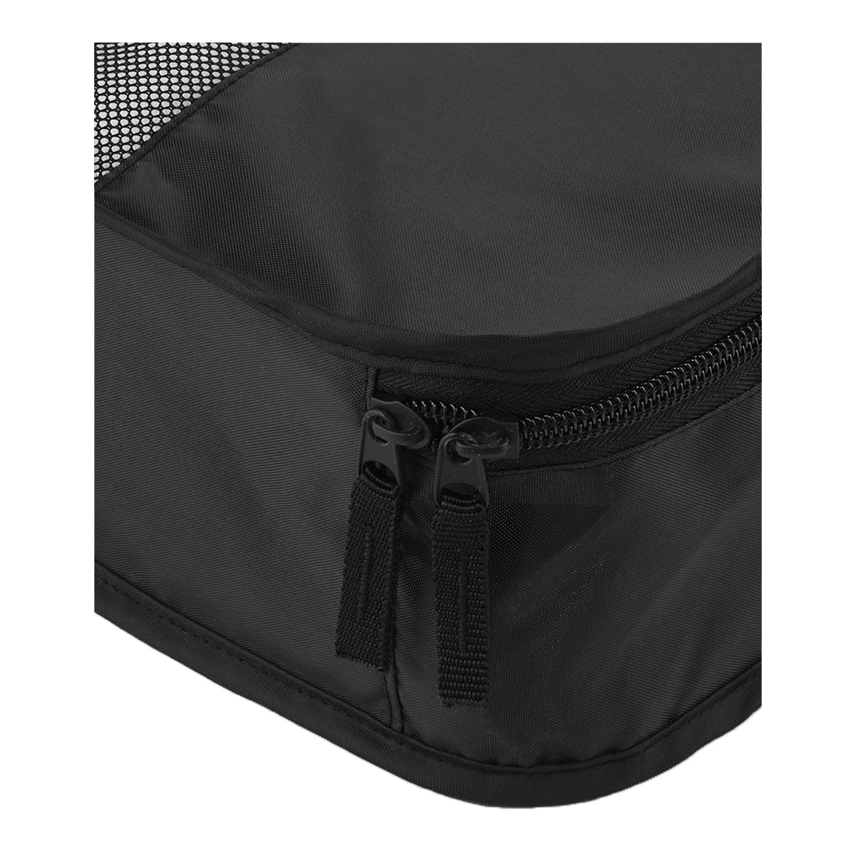 Black - Back - Bagbase Escape Mesh Packing Cube Set (Pack of 3)