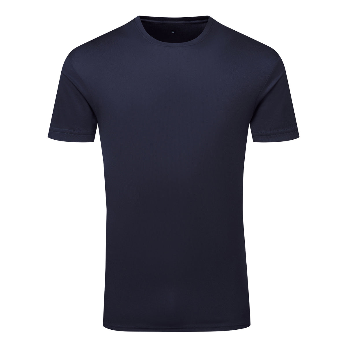 French Navy - Front - TriDri Mens Textured Recycled T-Shirt