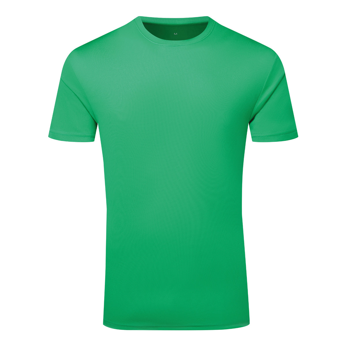 Bright Kelly - Front - TriDri Mens Textured Recycled T-Shirt