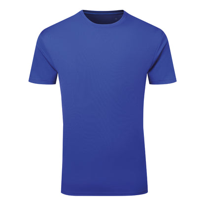 Royal Blue - Front - TriDri Mens Textured Recycled T-Shirt