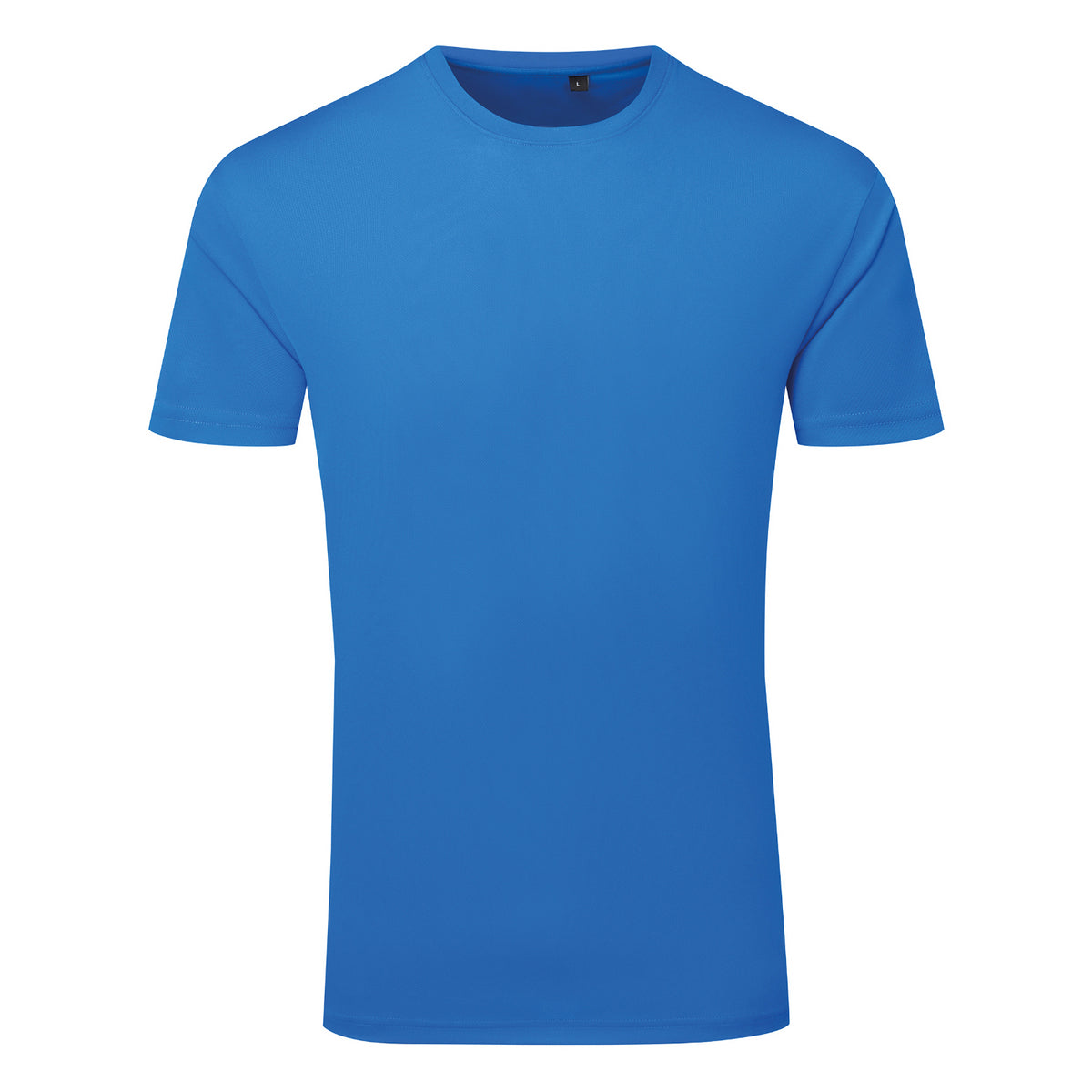 Sapphire Blue - Front - TriDri Mens Textured Recycled T-Shirt