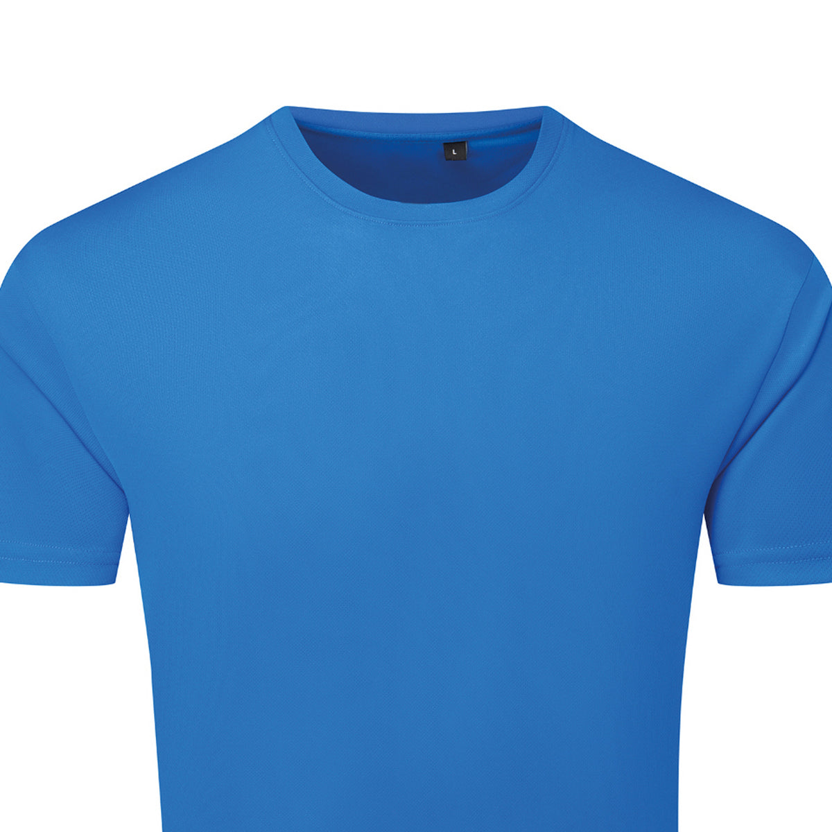 Sapphire Blue - Back - TriDri Mens Textured Recycled T-Shirt