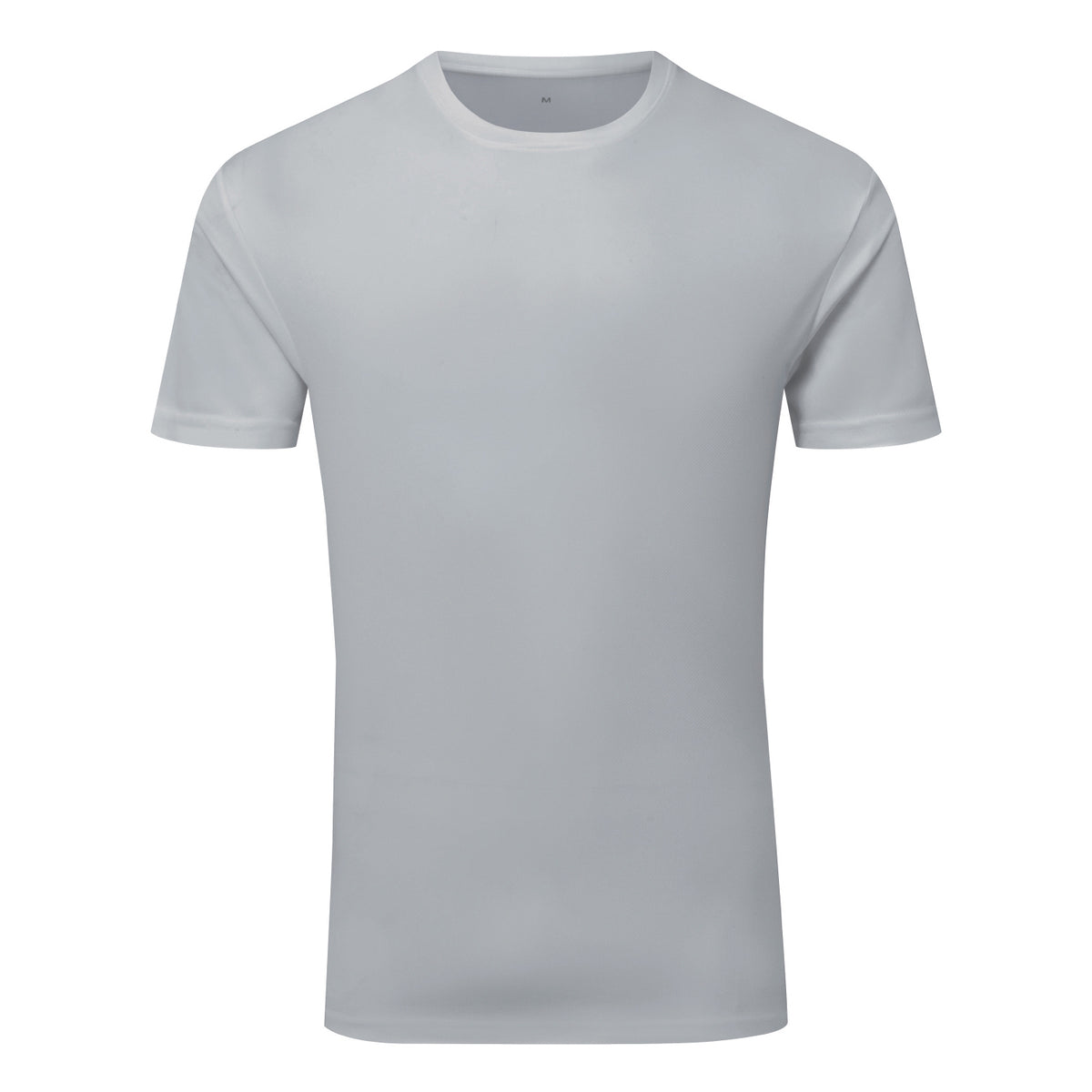 Cool Grey - Front - TriDri Mens Textured Recycled T-Shirt