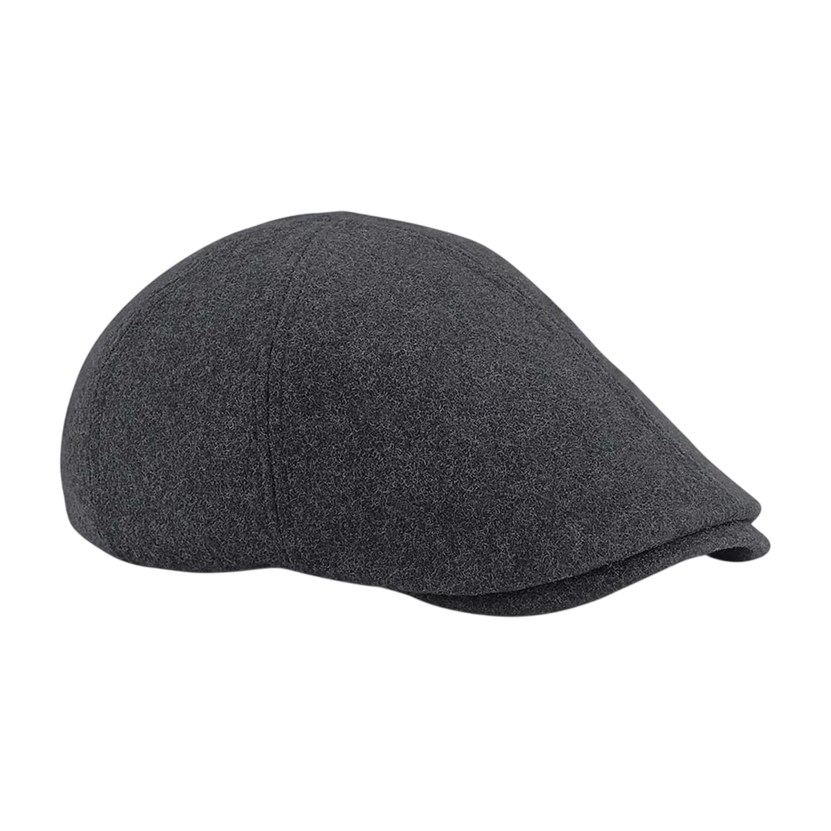 Charcoal - Front - Beechfield Ivy Melton Wool Cap