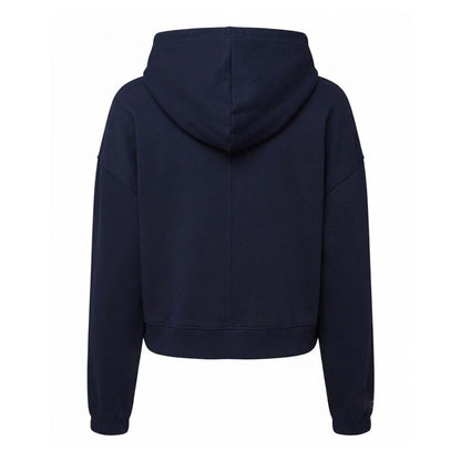 Navy - Back - TriDri Womens-Ladies Recycled Drawstring Oversized Full Zip Hoodie