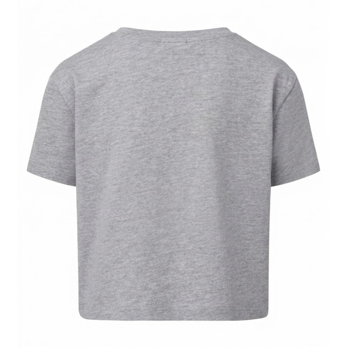 Heather Grey - Back - TriDri Childrens-Kids Removable Boxy T-Shirt