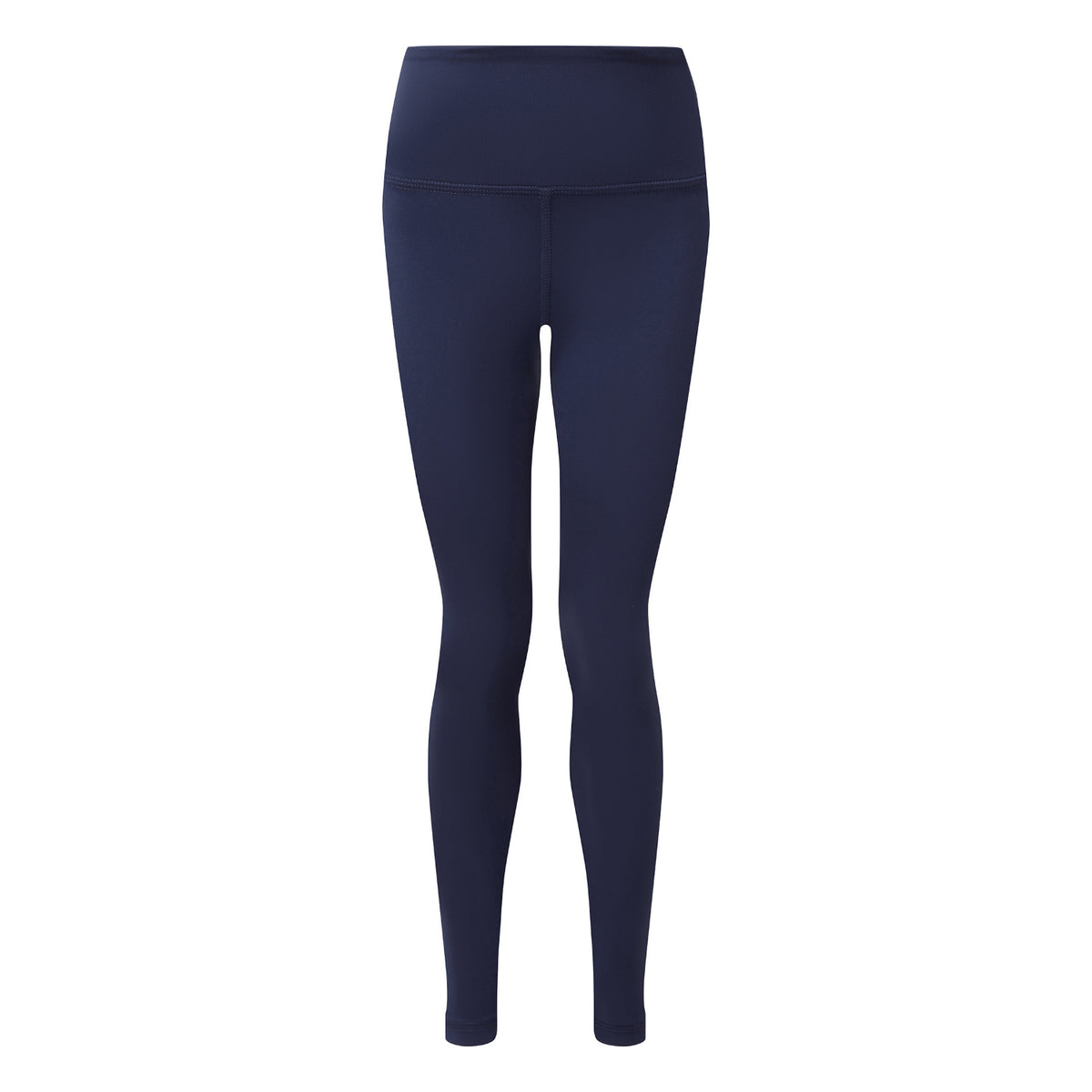 Navy - Front - TriDri Childrens-Kids Performance Recycled Fitted Leggings