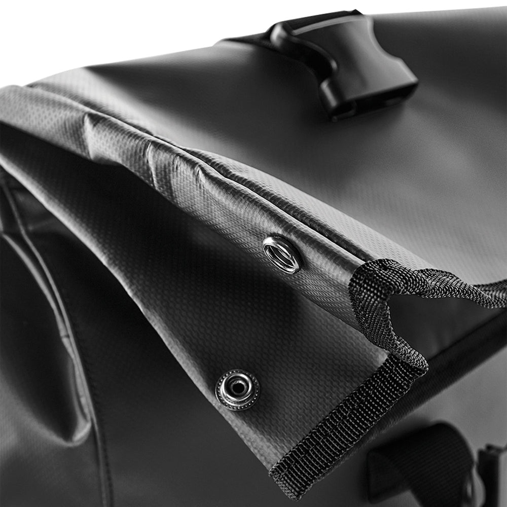 Black - Pack Shot - Bagbase Tarp Roll Top Backpack