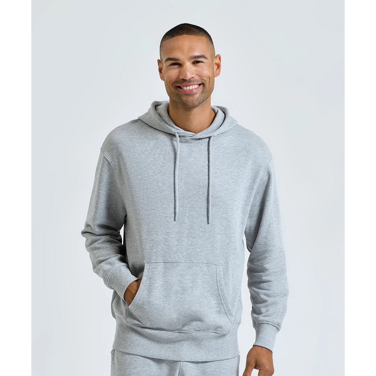 Grey - Lifestyle - TriDri Unisex Adult Heather Hoodie