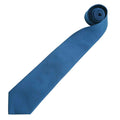 Black - Front - Premier Mens “Colours” Plain Fashion - Business Tie