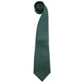 Brown - Front - Premier Mens “Colours” Plain Fashion - Business Tie