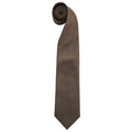 Emerald - Front - Premier Mens “Colours” Plain Fashion - Business Tie