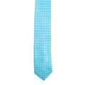 Turquoise - Back - Premier Mens Mini Squares Fashion Tie