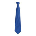 Royal - Front - Premier Mens Fashion ”Colours” Work Clip On Tie